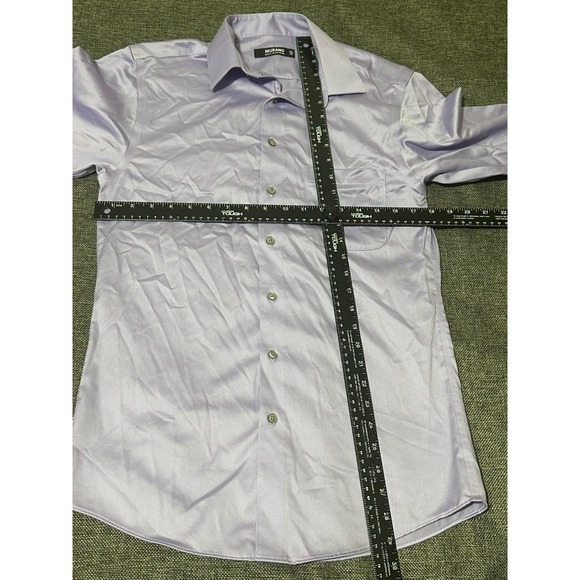 Murano Men's 14 1/2-32 Purple Long Sleeve Shirt - Picture 2 of 7